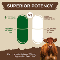 Purely Holistic desiccated liver processing to preserve nutrients