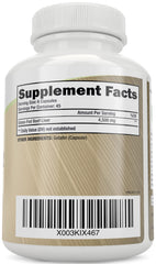Purely Holistic grass-fed beef liver capsules packaging side panel shows dosage