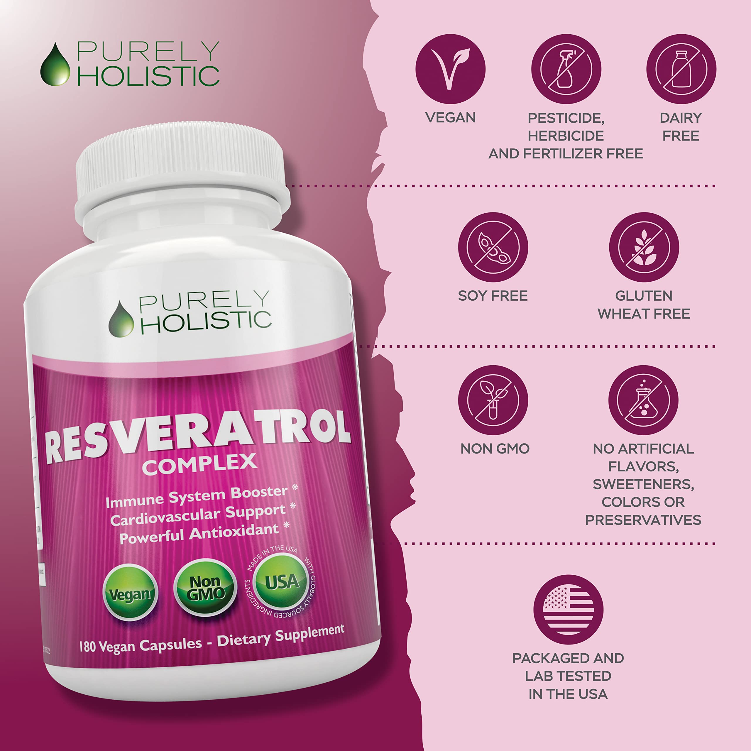 Serving size graphic highlights 90 servings per bottle for ongoing use.