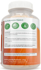 Purely Holistic branding and Vitamin C 1000mg on the label.