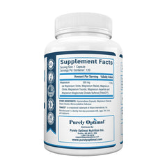 Heart-health lifestyle image with Purely Optimal Magnesium Complex on a table.