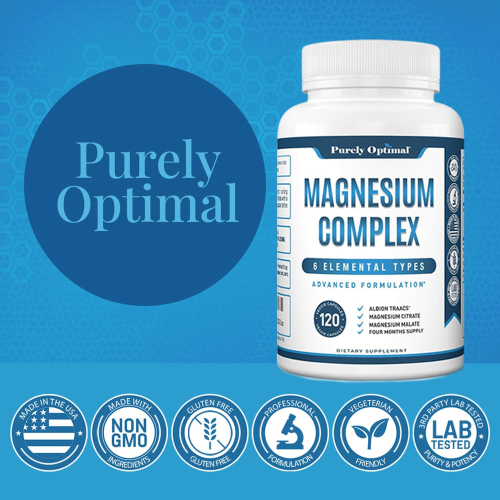Pouring Purely Optimal Magnesium Complex capsules into a hand after dinner.