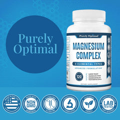 Pouring Purely Optimal Magnesium Complex capsules into a hand after dinner.