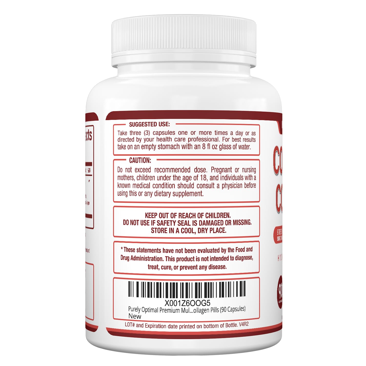 Purely Optimal USA-made, GMP-certified facility backs these non-GMO collagen capsules.