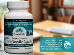 90-count PURELY WILD bottle suitable for daily immune and respiratory routines.