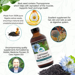 Dropper tip ready for daily use with Purely Wild Black Seed Oil.