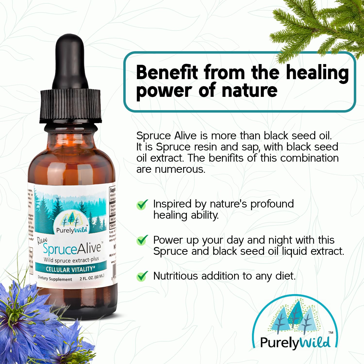 Purely Wild SpruceAlive diffuser-ready oil in a warm setting