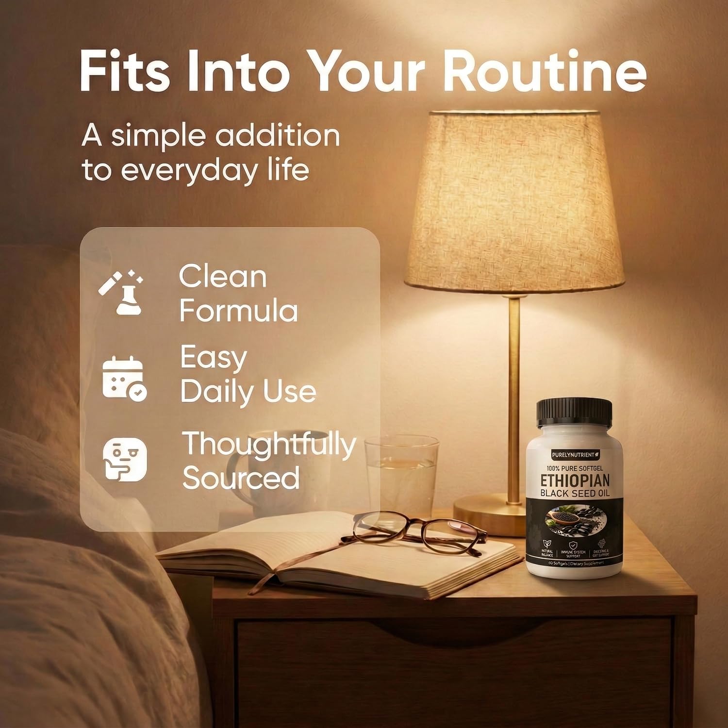 Purelynutrient packaging highlights natural organic credentials for informed shopping.