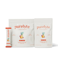 Purelyte Electrolyte Drink Mix coconut lime, tropical flavor for active days.