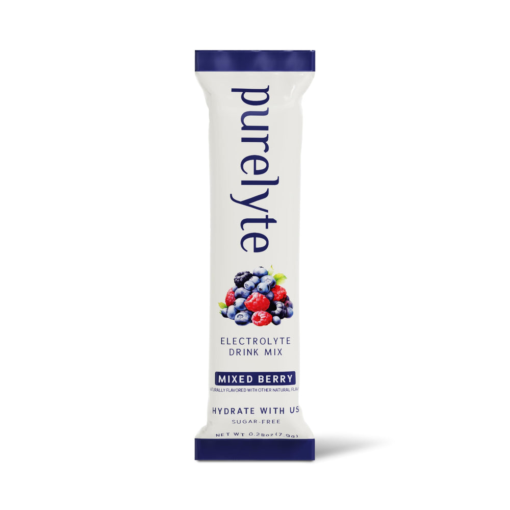 Purelyte Electrolyte Stick Lemon Lime for daily keto-friendly hydration.