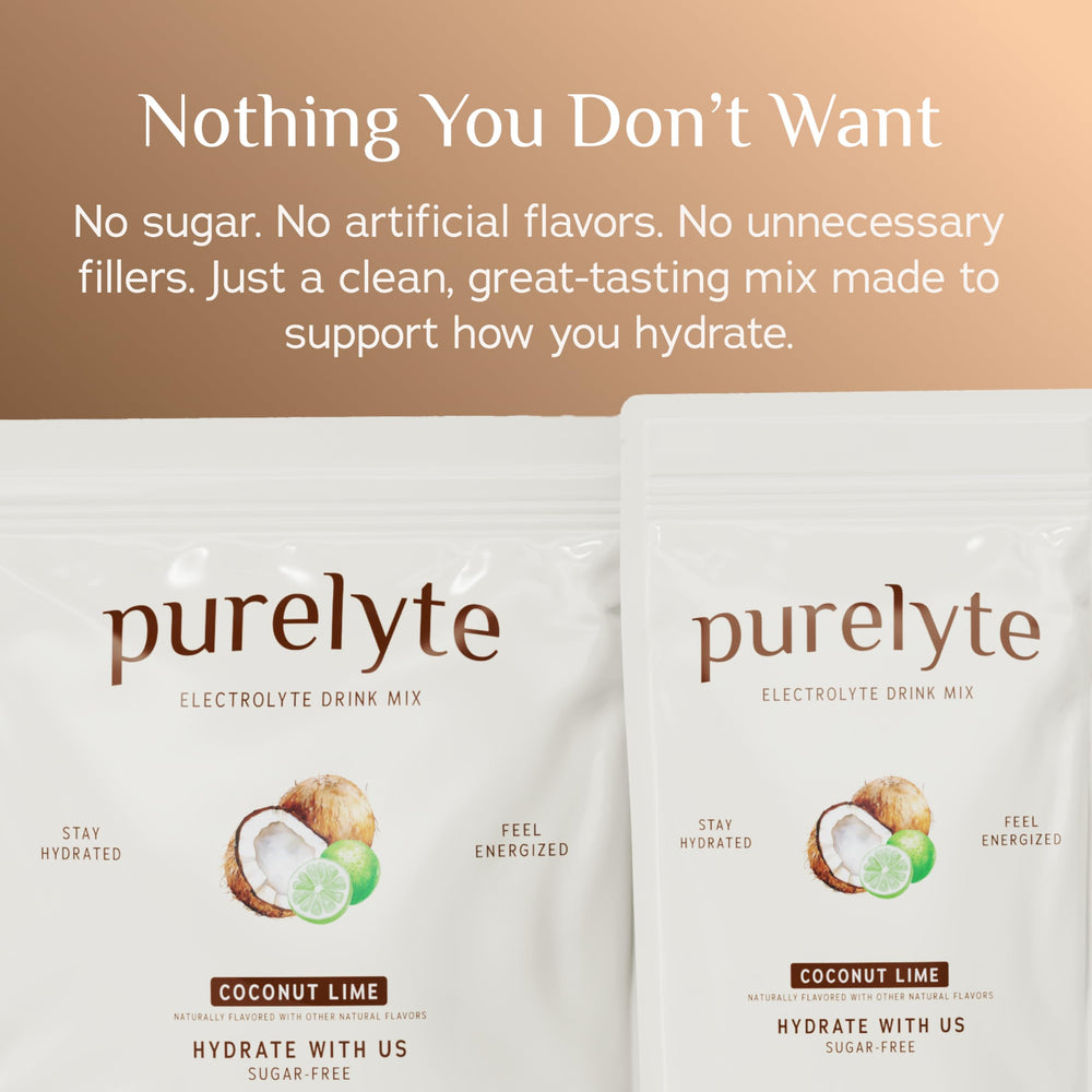 Purelyte fruit-punch stick ideal for workouts or travel