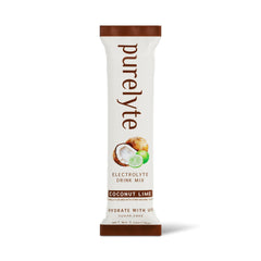 Purelyte lemon-lime stick added to a glass for a crisp lift