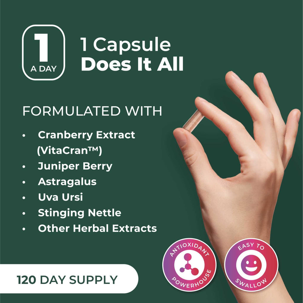 PurePremium nettle leaf extract capsule supporting urinary comfort.