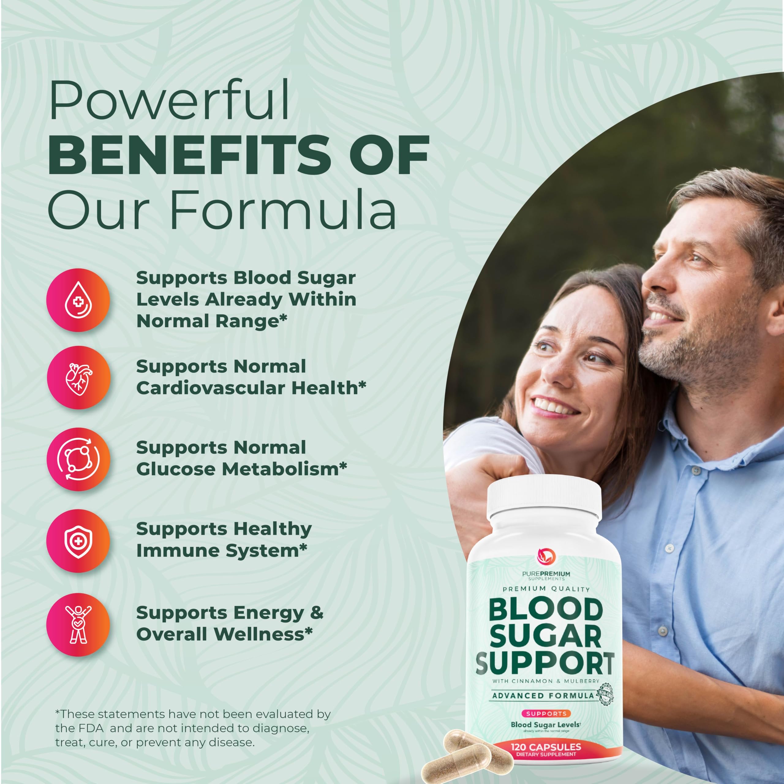 PurePremium capsules close-up emphasizing easy daily intake.