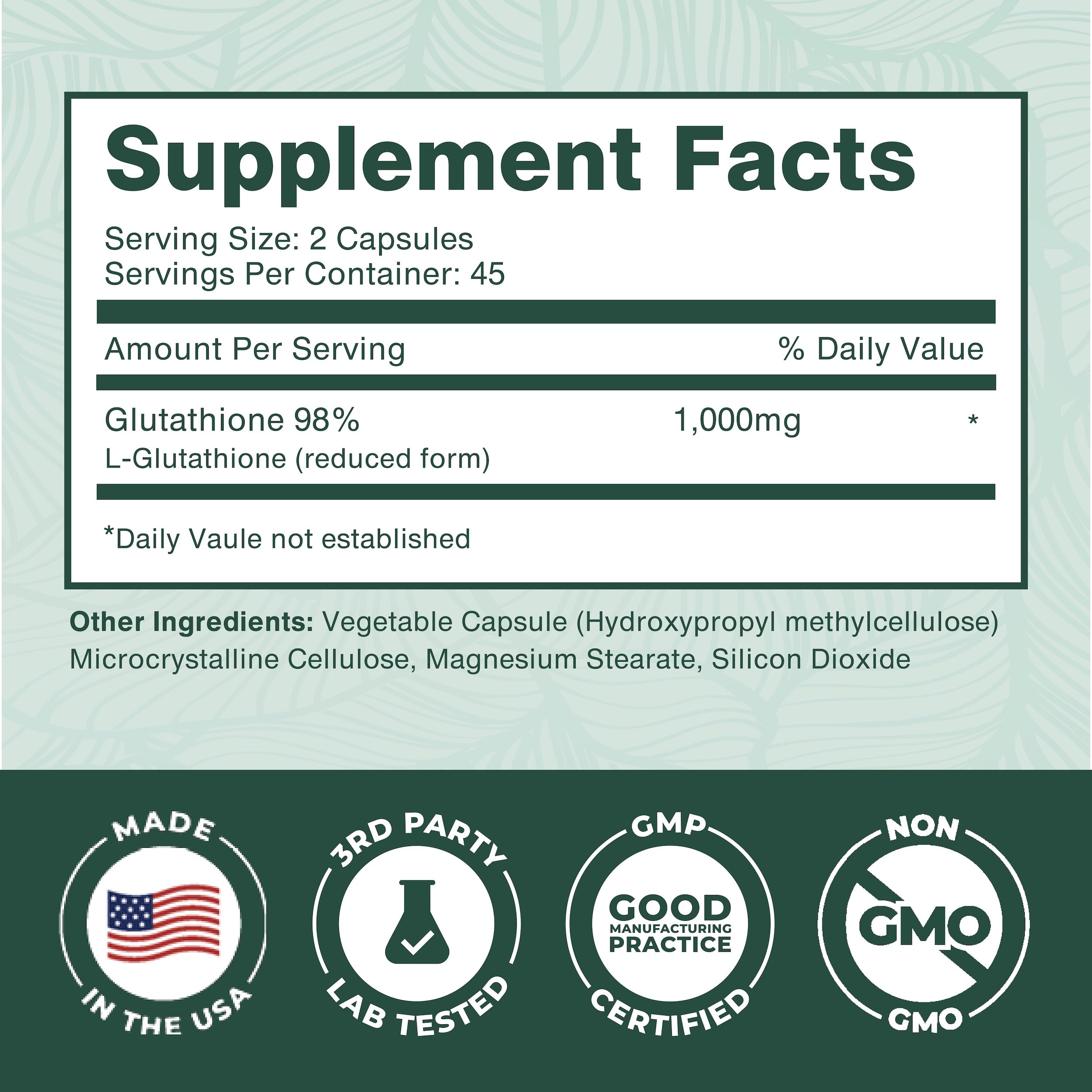 Person taking PurePremium glutathione capsule during daily routine