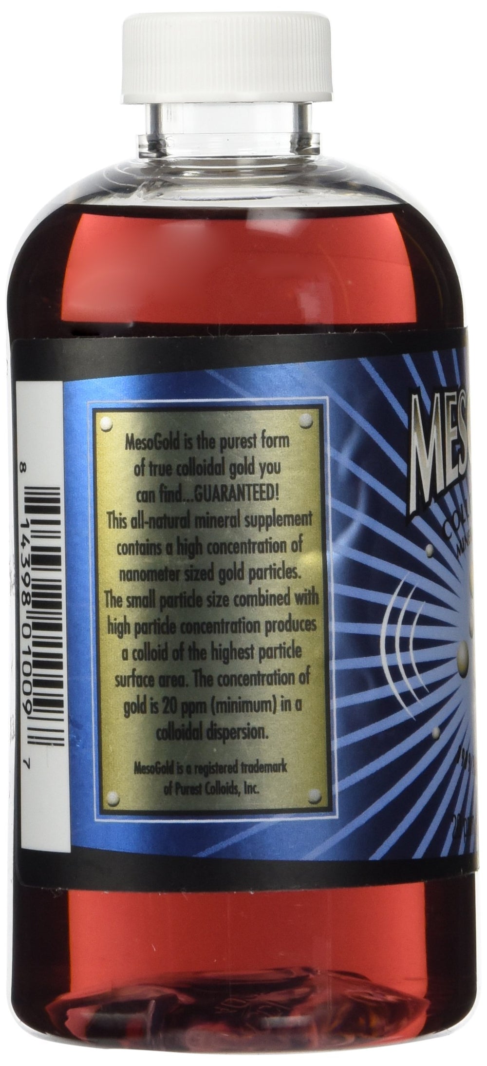 Purest Colloids MesoGold drops pour demonstrates easy daily usage.