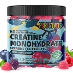 PURESTVITS vegan gluten-free creatine gummy option for dietary needs