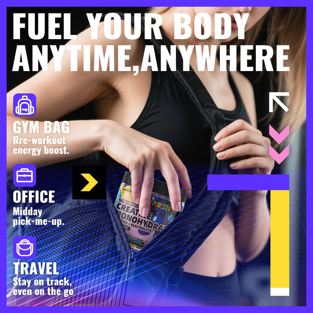 Textured gummies show grape mango color and glossy finish.