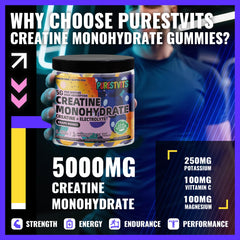Three gummies serving demonstrates easy daily dose for energy and recovery.