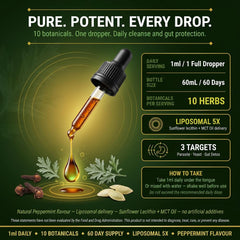 PURETREX Clove ingredient panel—aromatic addition to a traditional cleansing blend.