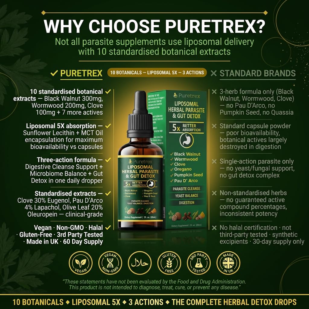 PURETREX Oregano ingredient panel—potent herb for internal wellness support.
