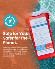 PureWay inside view of container showing secure storage.