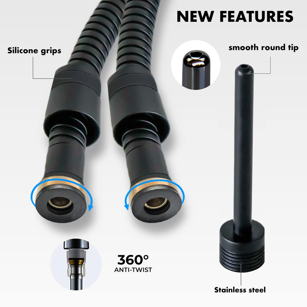 Purifvend narrow nozzle round tip for targeted cleansing and comfort