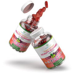 Purify Life vegan collagen gummies USA made label indicating quality