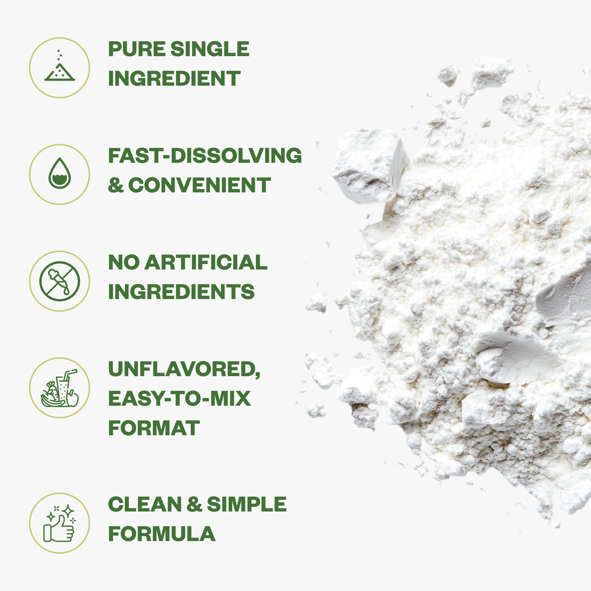 Purisure DHM powder scoop, precise servings for consistent daily use.
