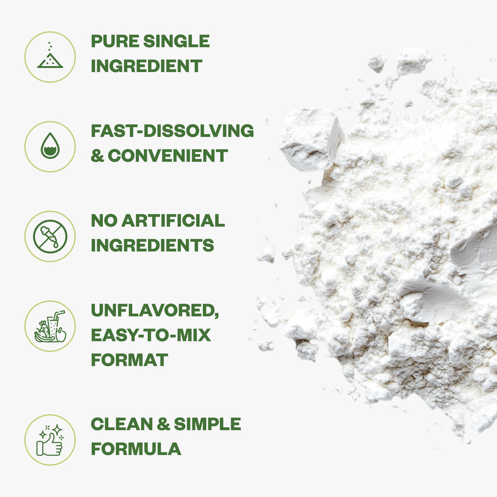 Purisure DHM powder scoop, precise servings for consistent daily use.