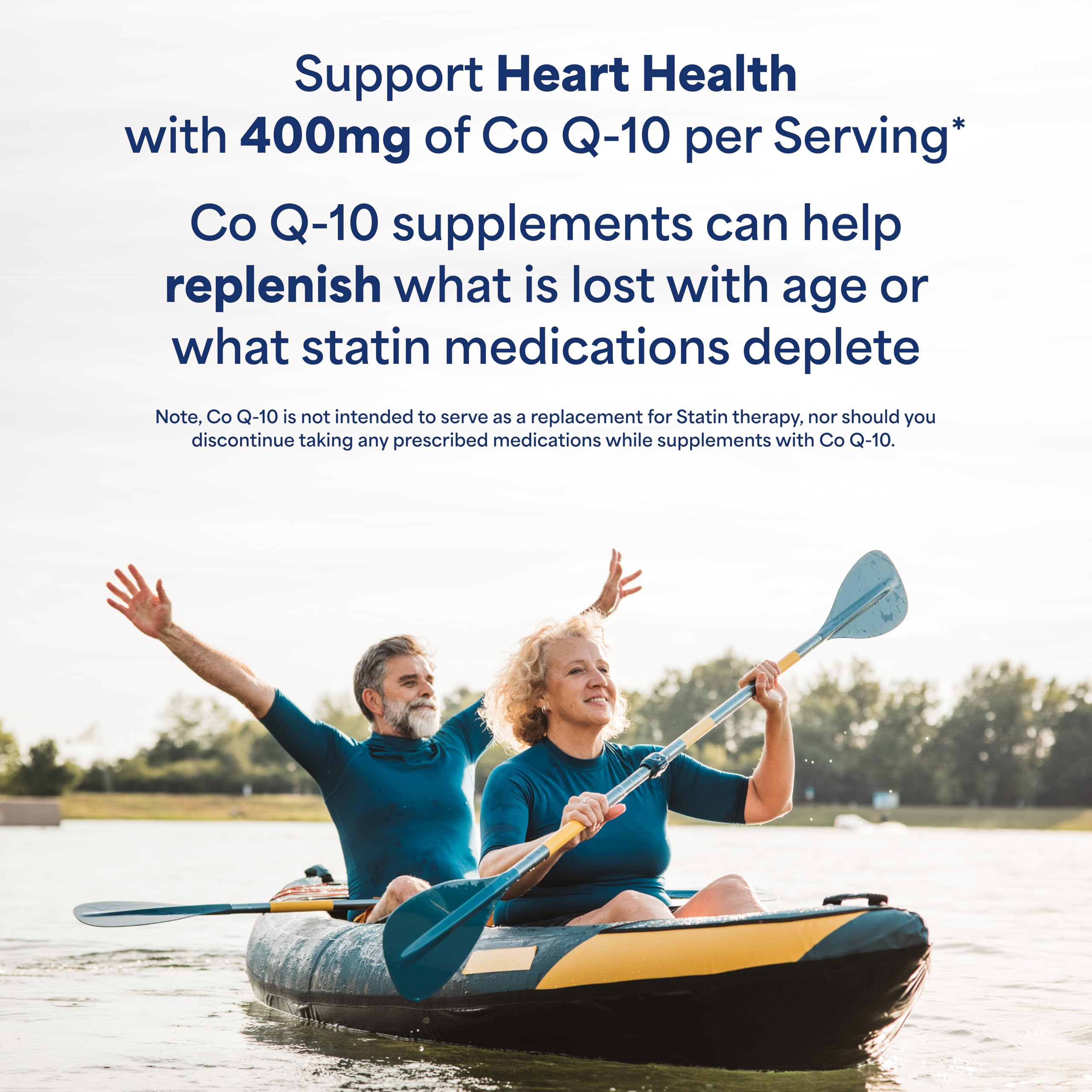 Puritan's Pride CoQ10 packaging display for everyday wellness.