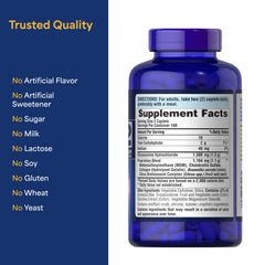 Puritan's Pride glucosamine chondroitin msm ingredient blend showcases holistic formulation.