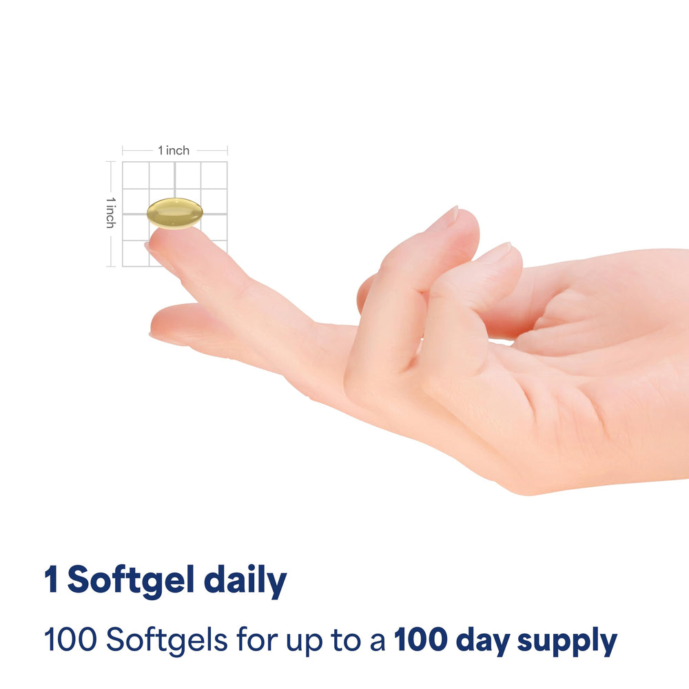 Puritan's Pride Vitamin E-268mg softgel daily-use pack signals reliable heart-healthy antioxidant support.