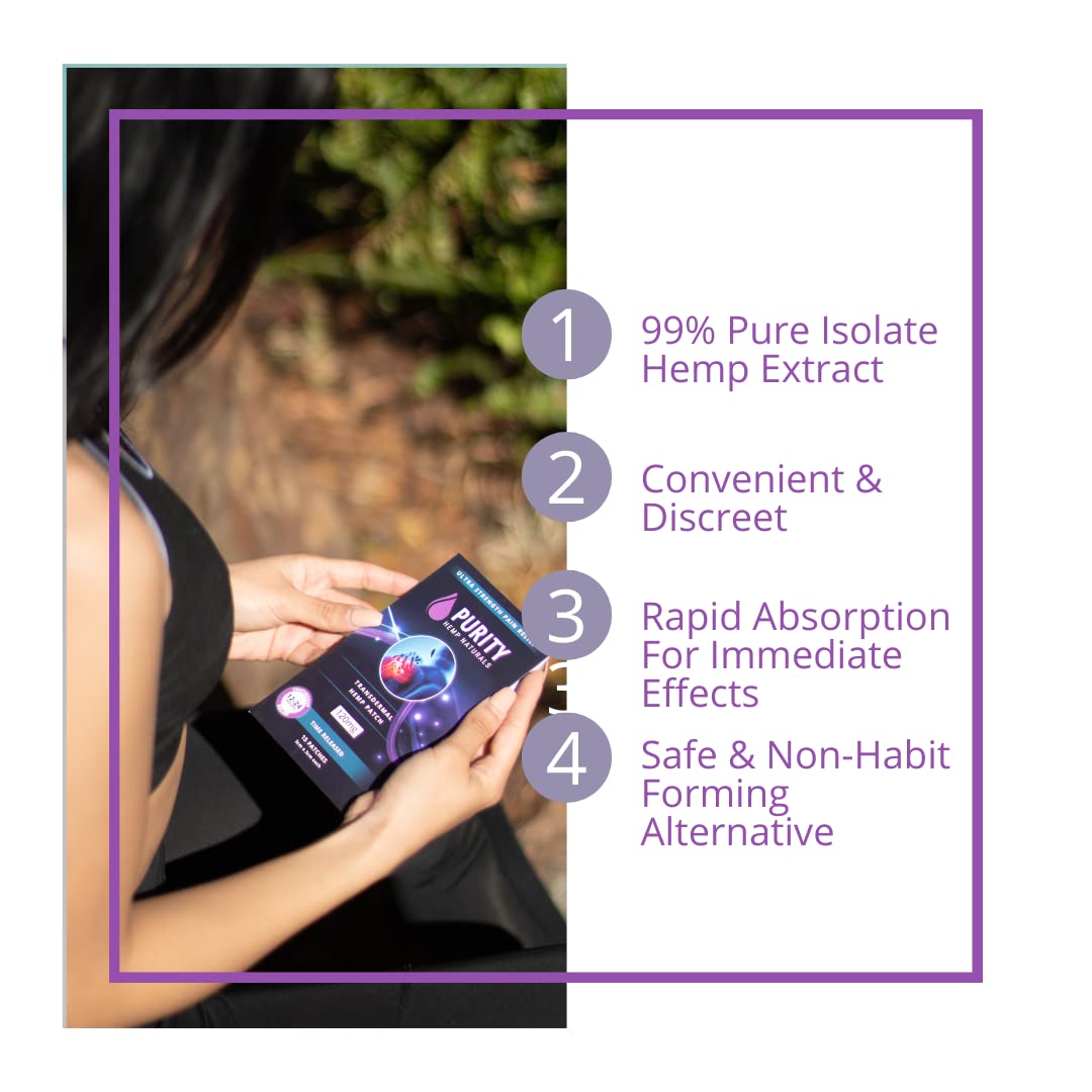 Purity Hemp Naturals easy application step demonstrates quick, mess-free use.