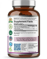 Close-up of Purity Labs clean-label ingredient list