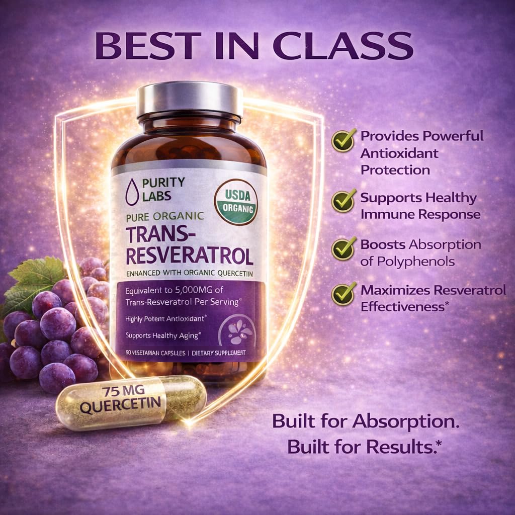 Purity Labs bottle manufactured in the USA to ensure quality