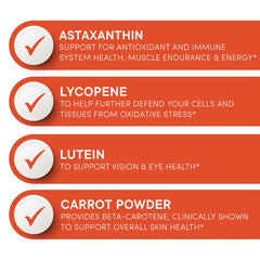 Purity Products AstaFX Plus label detail with dosage information.