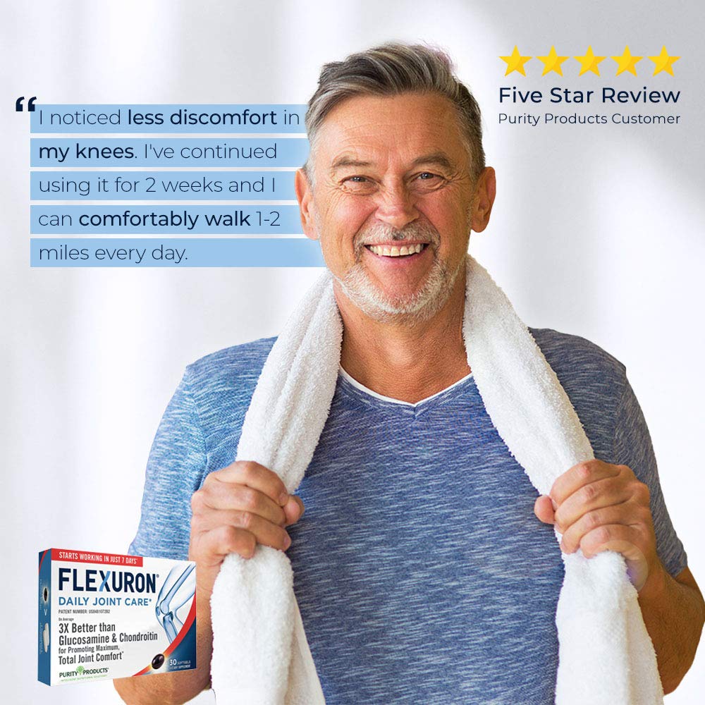 Purity Products Flexuron krill oil image highlighting omega-3 support.