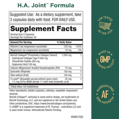 Purity Products HA Joint capsules close-up for easy daily mobility support