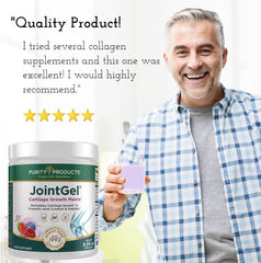 Purity Products JointGel facilities image reinforces cGMP quality and cleanliness