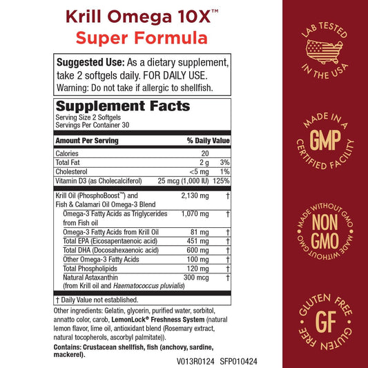 Purity Products Krill Omega-3 capsules close-up for heart and brain support