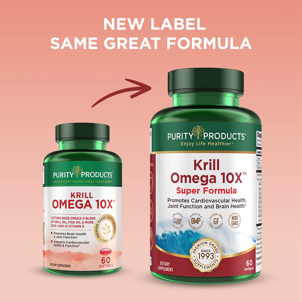 Purity Products Krill Omega-3 with Norwegian fish oil blend boosts omega-3 intake