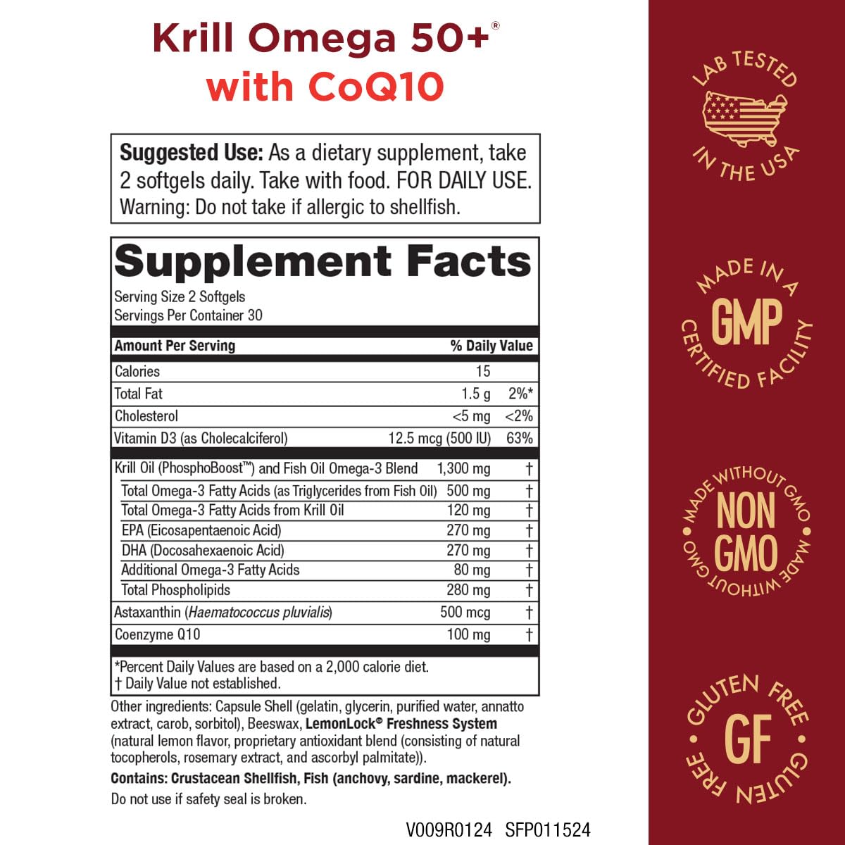 Purity Products Krill Omega 50 Plus soft gels close-up for daily omega-3 support.