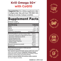 Purity Products Krill Omega 50 Plus soft gels close-up for daily omega-3 support.