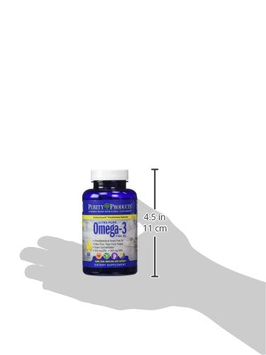 Purity Products Lemon-flavored omega-3 option as tasty daily choice.