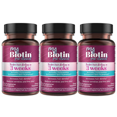 Purity Products MyBiotin ProClinical MB40X bottle highlights 40x solubility for hair support.