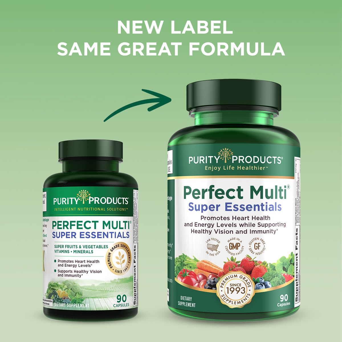 Purity Products Perfect Multi eye-support ingredients lutein zeaxanthin black currant.