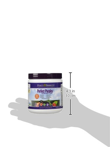 Purity Products Perfect Purples ingredients blend in bowl highlights phytonutrients.