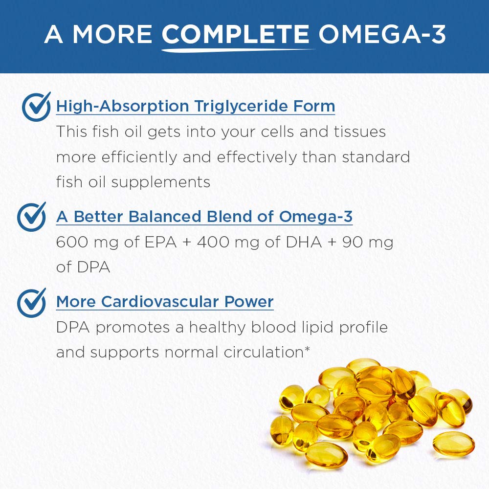Purity Products Ultra-Pure Omega-3 bottle label shows LemonLock freshness feature.