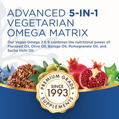 Purity Vegan Omega 3-6-9 borage oil ingredient for essential fatty acids